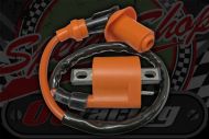 Coil. 12V. D/C & A/C. High peformance output. Orange body and silicon lead