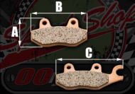 Front brake pads EBC HH sintered for Skyteam ACE 50 and 125 bikes