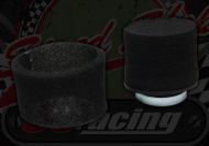 Air filter. 2 part foam 48mm Black/Black or RED/RED
