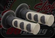 Grips. Pair. Soft. 606's. 2 part with anti slip off. 7/8th (22mm) Standard bars