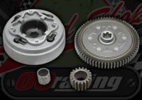 Clutch conversion kit. Single plate to 3 plate. Increase in final gearing by 10% for late monkey bike with manual clutch