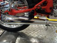 Exhaust system. Ace 125cc-250cc. Choice of end can