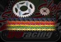 Chain and sprocket kit. 420 pitch. Suitable for DAX ST, Chaly, SS50, PBR. Choice of colours & sizes