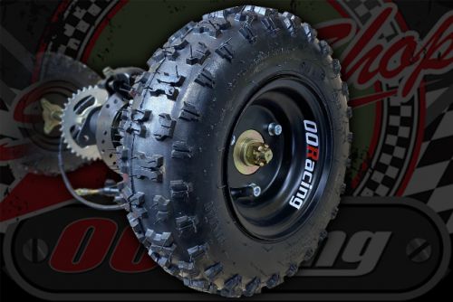 Rear quad Axle complete 6” wheels for project build up to 125cc