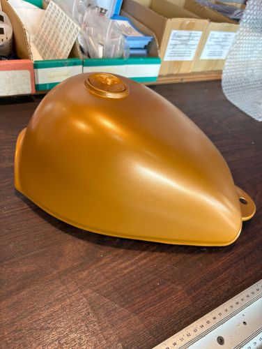 Tank. Suitable for monkey bike. Custom painted gold!