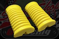 Footrest rubbers. YELLOW Suitable for Monkey or Dax bike
