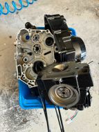 YX125 semi auto engine complete with crack in crankcase