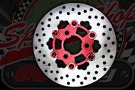 Disc. 200mm floating round Red or Black centre 3 bolt