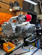 160cc. Engine 2 Valve. 18BHP.  Built with wide ratio gear set