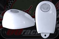 Tank. Flush fit filler cap. Black or white. Suitable for monkey