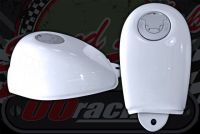 Tank. Flush fit filler cap. Black or white. Suitable for monkey