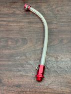 Breather filler cap red 300mm M10 hose