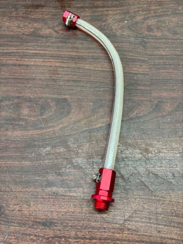 Breather filler cap red 300mm M10 hose