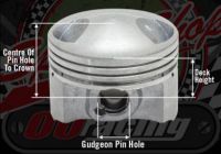 Piston. 56mm or 56.5mm. 13mm Gudgeon  pin. YX 140 racing Engine