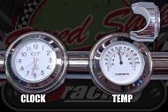 Handle bar clock or temp for 22mm 7/8 bars