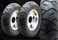 Wheel Kit. 8" Steel rims 2.5". Heidenau Tyres