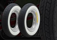 Wheel kit. STEEL rims. White Wall. Shinko tyres. Suitable for DAX